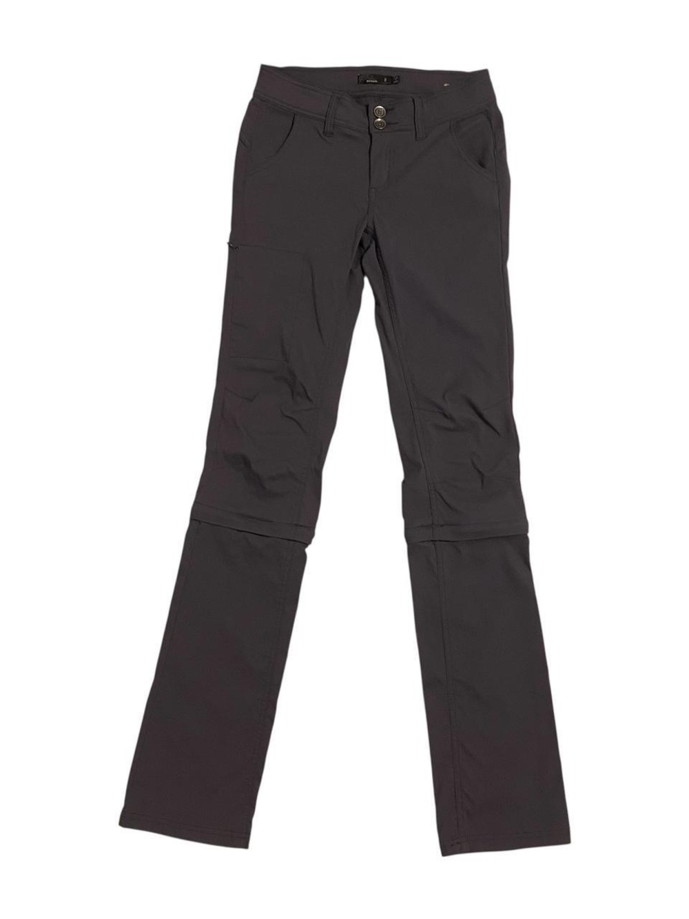Prana Grey Convertible Straight Leg Cargo Pants